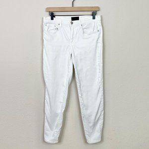 Vince Women's Optic White Skinny Straight Jeans Size 28 Style DV215-2156